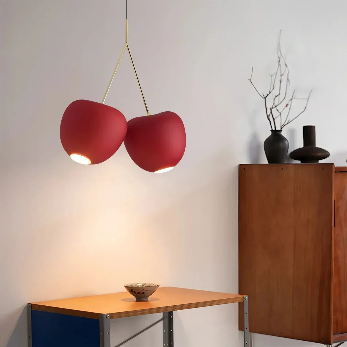 Cherry Metal Chandelier for Dining Room | Desfino