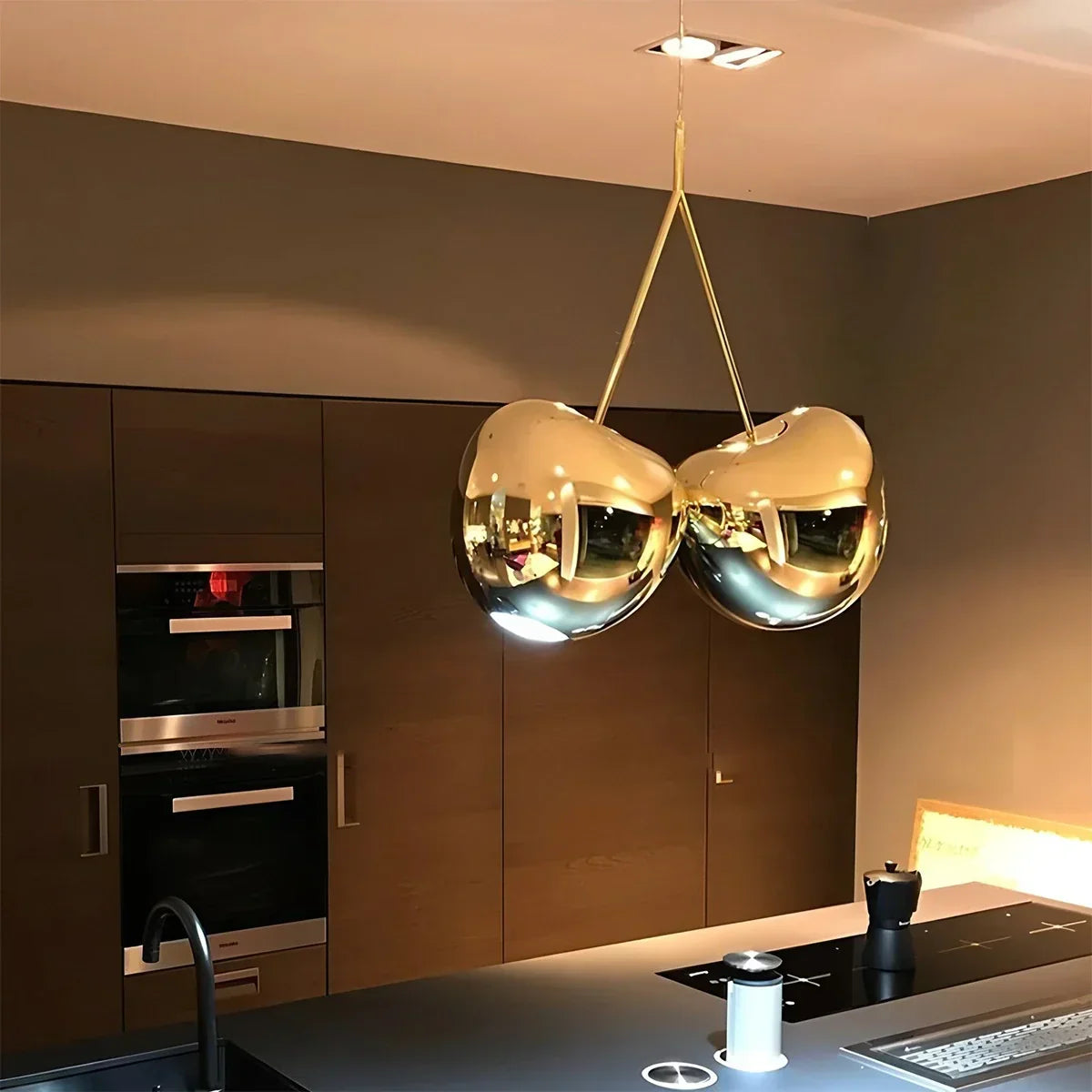 Cherry Metal Chandelier for Dining Room | Desfino