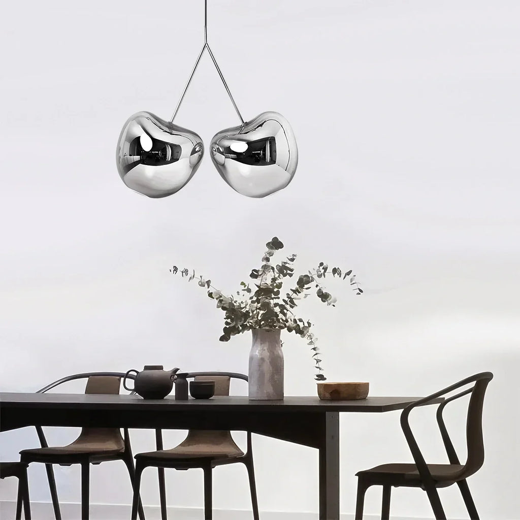 Cherry Metal Chandelier for Dining Room | Desfino