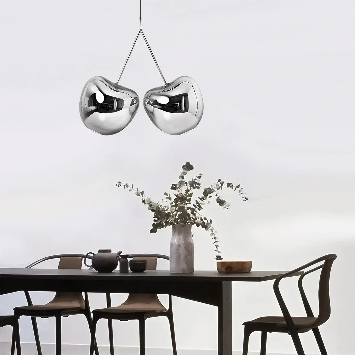 Cherry Metal Chandelier for Dining Room | Desfino
