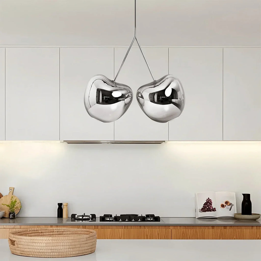 Cherry Metal Chandelier for Dining Room | Desfino