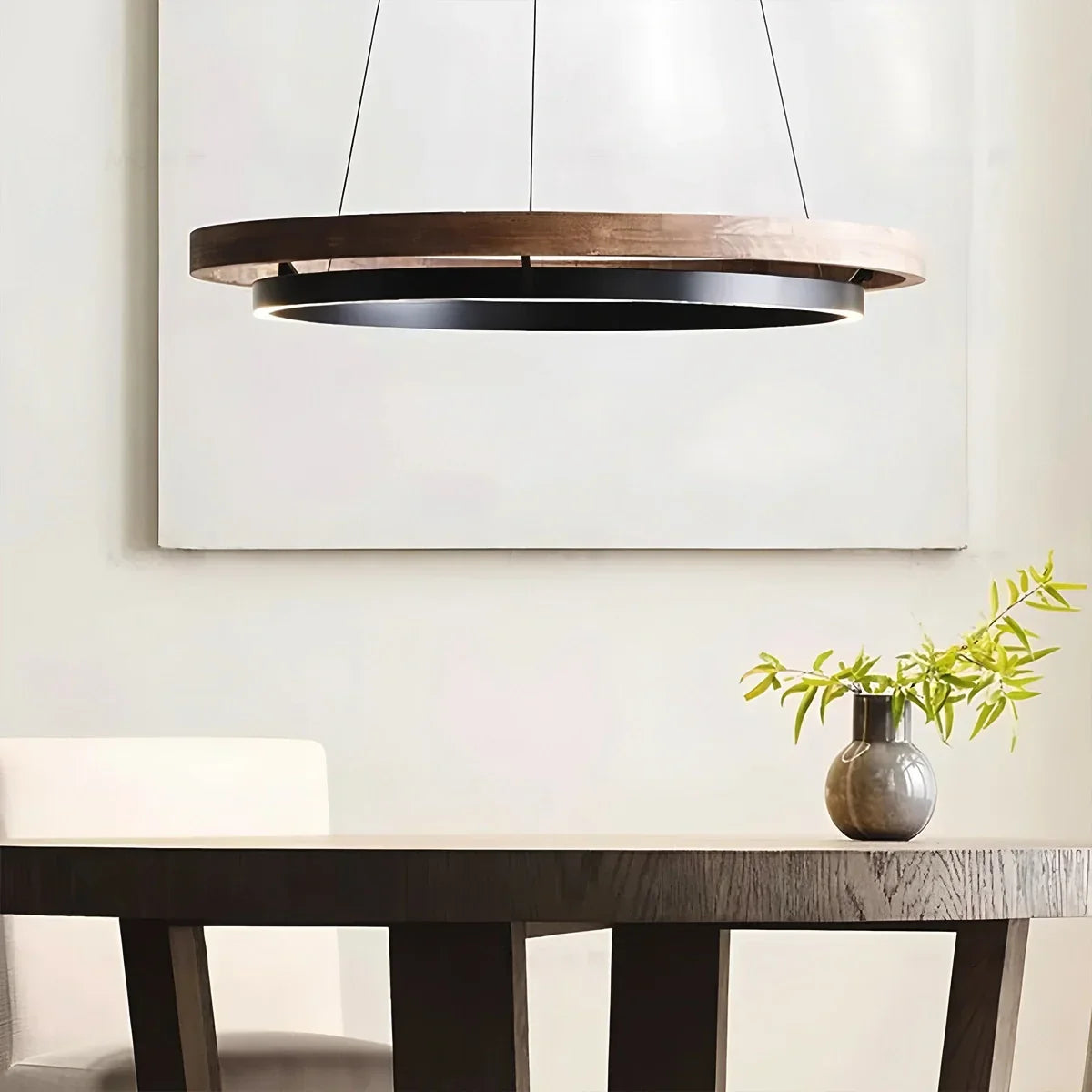 Circular LED Chandelier for Dining Room | Desfino