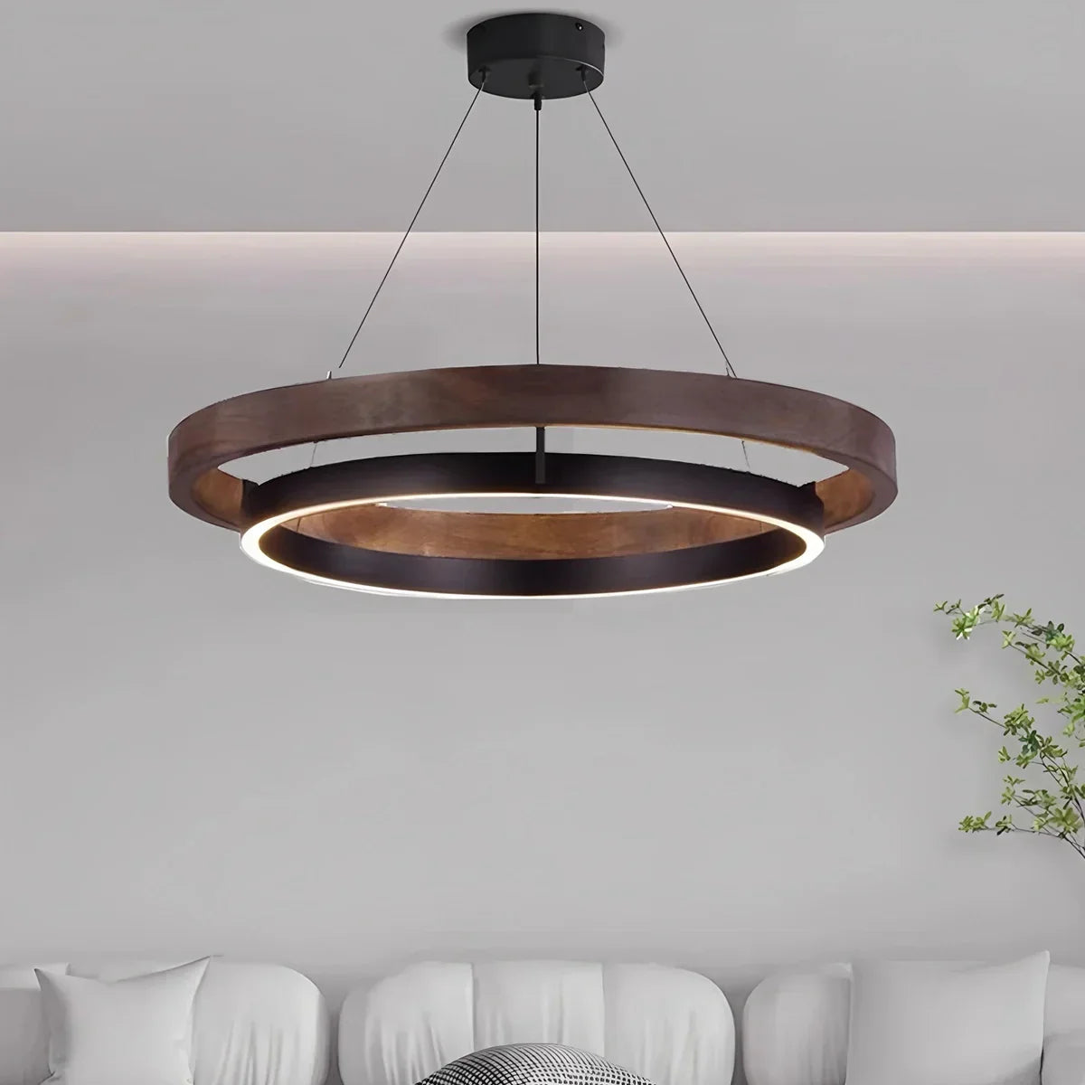Circular LED Chandelier for Dining Room | Desfino