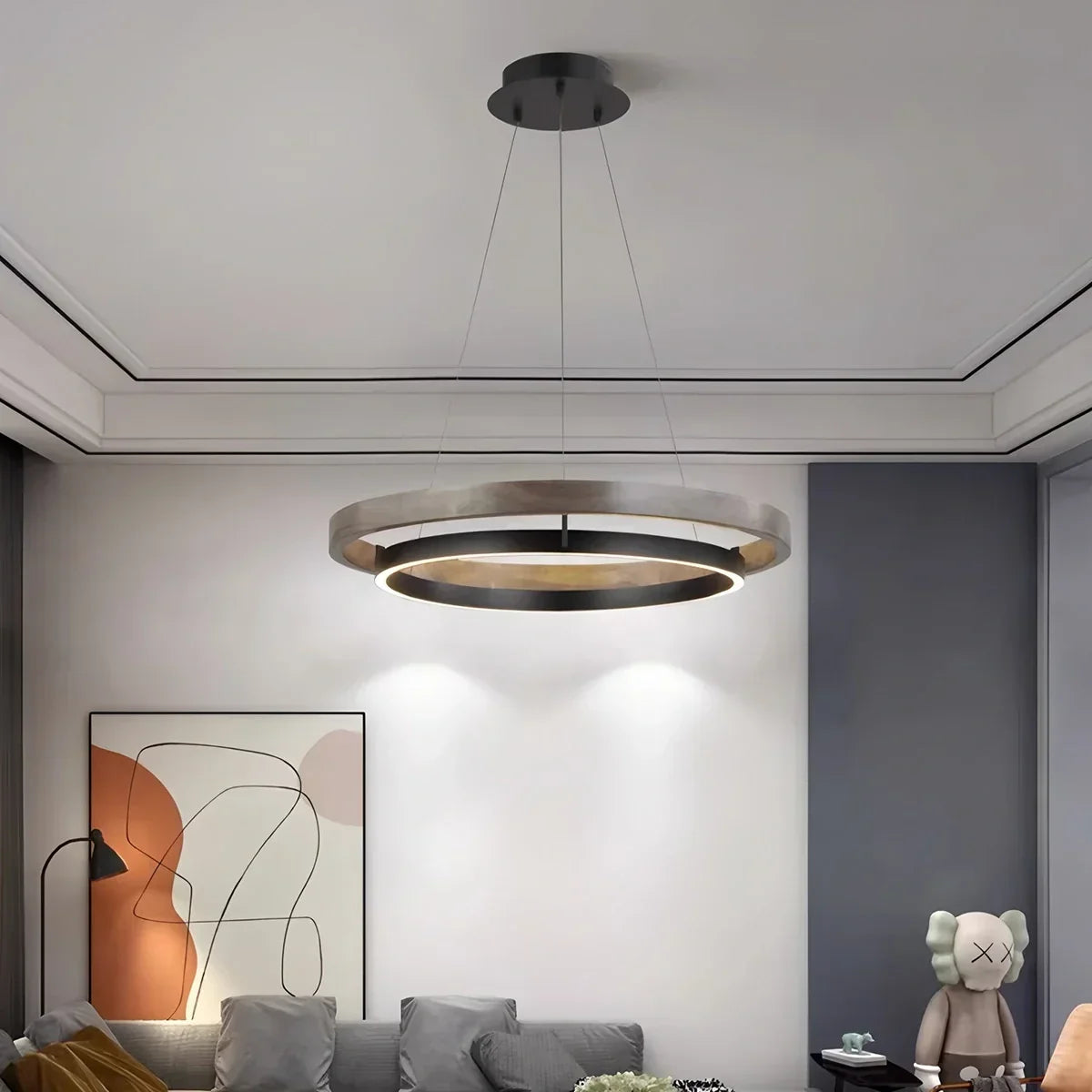 Circular LED Chandelier for Dining Room | Desfino