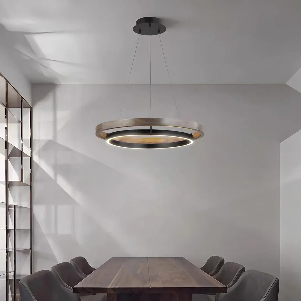 Circular LED Chandelier for Dining Room | Desfino