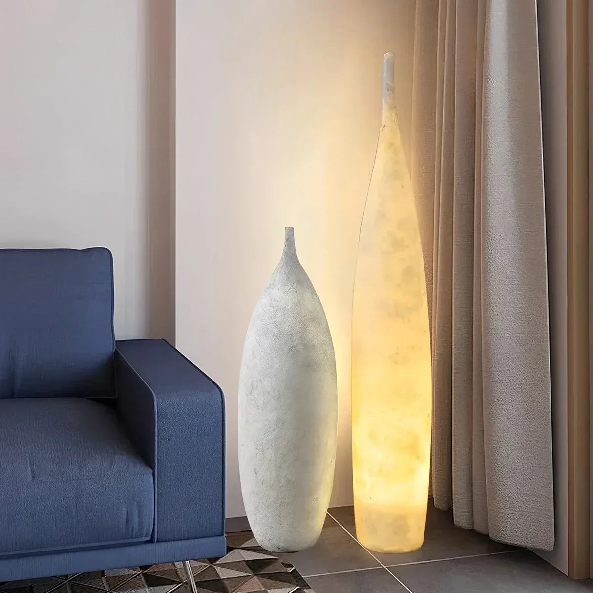 Bunte Vasen-Stehlampe für den Außenbereich | Desfino