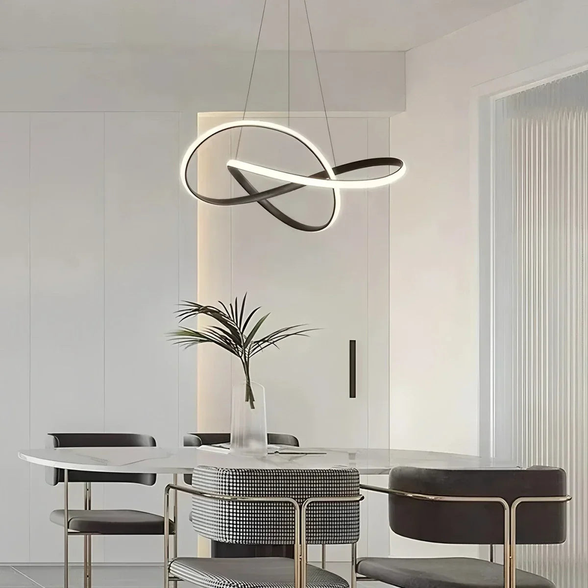 Creative Linear Chandelier for Dining Room | Desfino