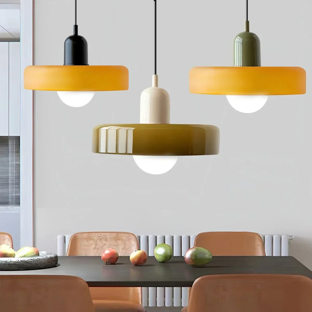 Modern Bauhaus Glass Pendant Light | Desfino