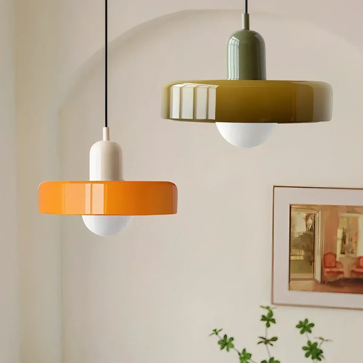 Modern Bauhaus Glass Pendant Light | Desfino