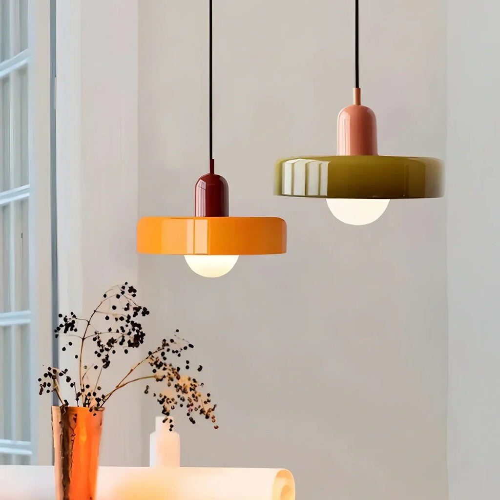 Modern Bauhaus Glass Pendant Light | Desfino