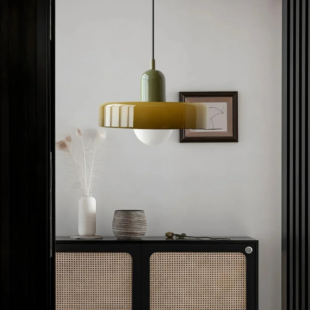 Modern Bauhaus Glass Pendant Light | Desfino