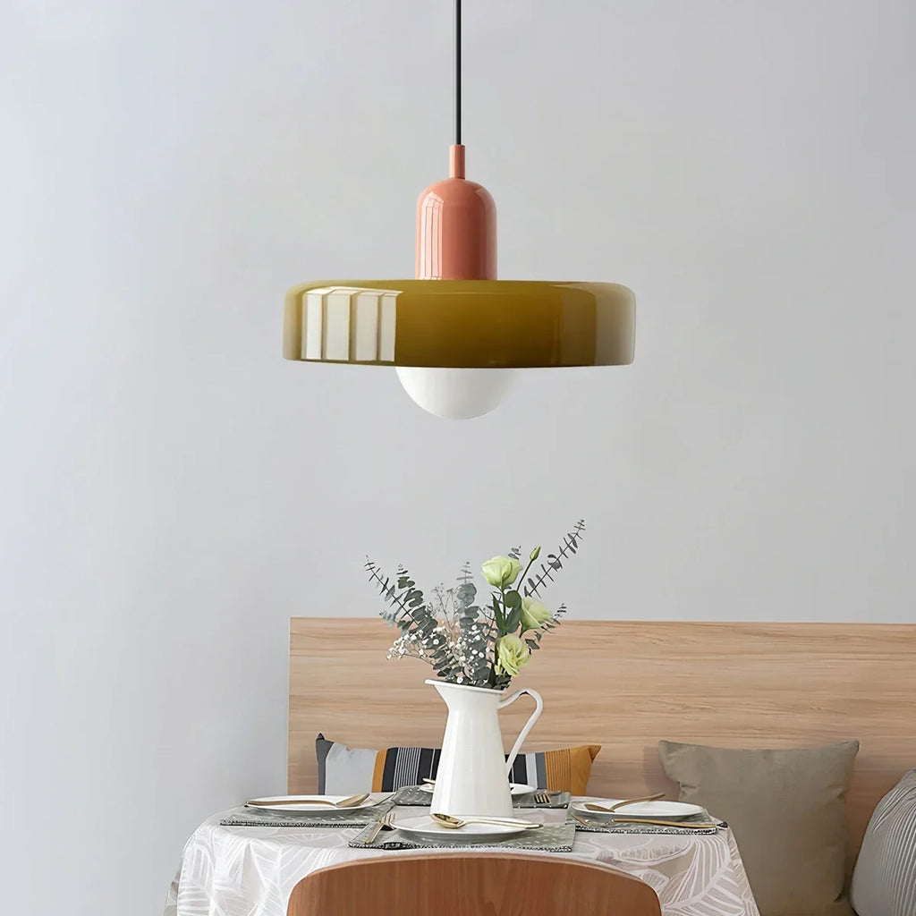 Modern Bauhaus Glass Pendant Light | Desfino