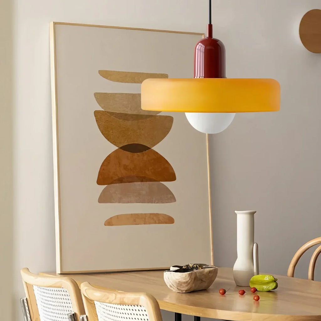 Modern Bauhaus Glass Pendant Light | Desfino
