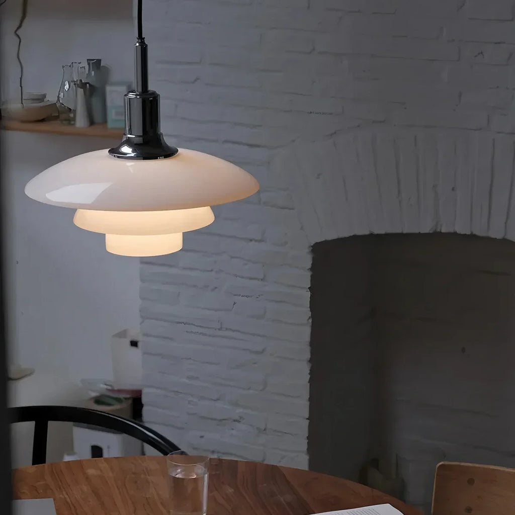 Dänische Designer-Glaspendelleuchte für die Küche | Desfino