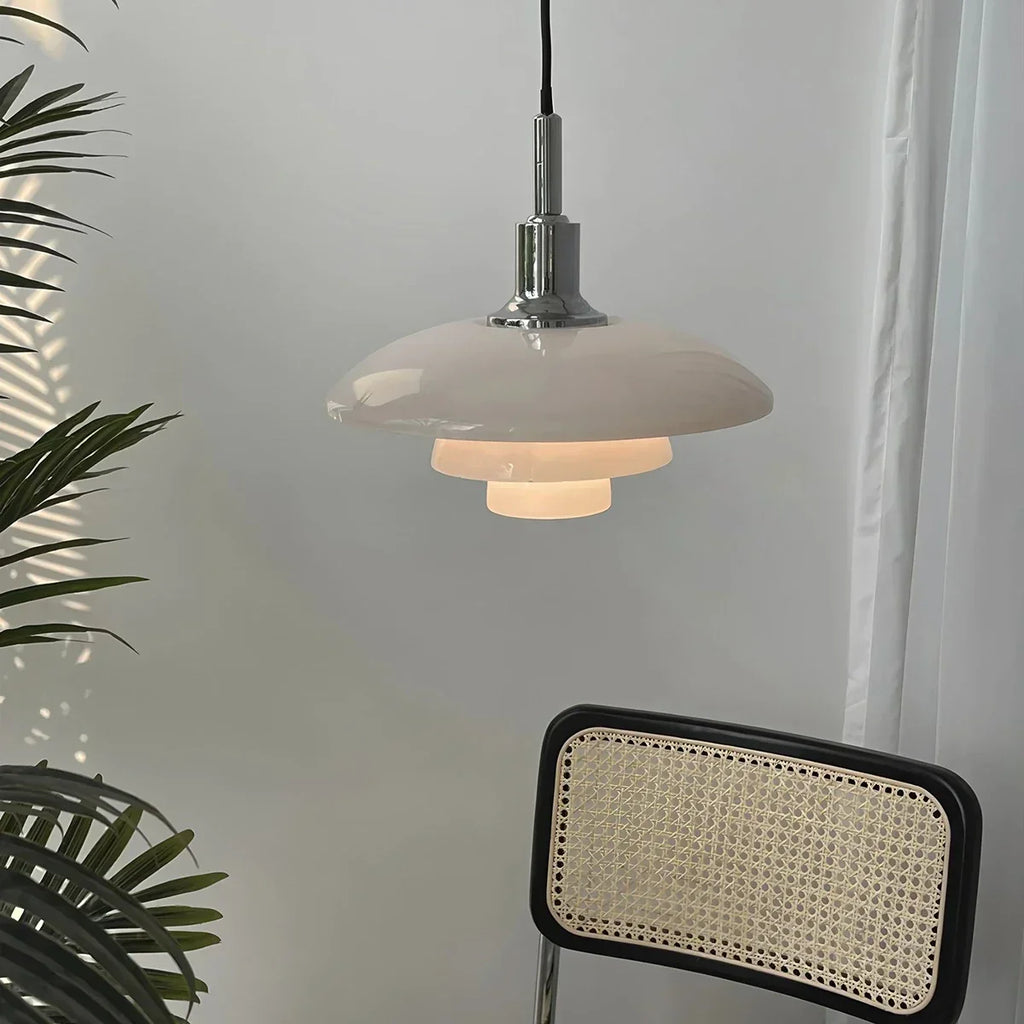 Dänische Designer-Glaspendelleuchte für die Küche | Desfino