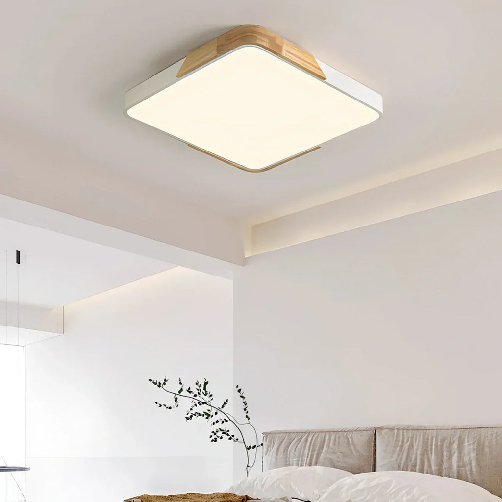Minimalist Wood Ceiling Light for Bedroom | Desfino