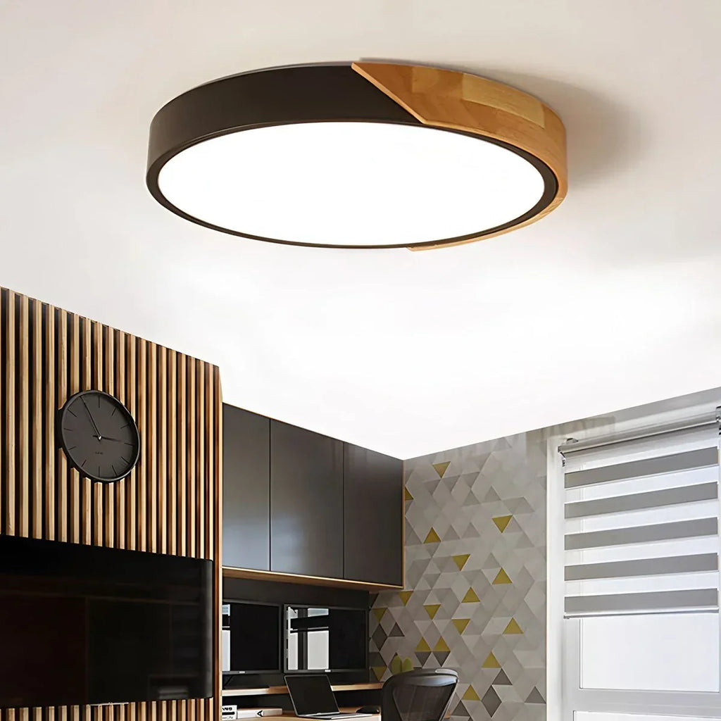 Minimalist Wood Ceiling Light for Bedroom | Desfino