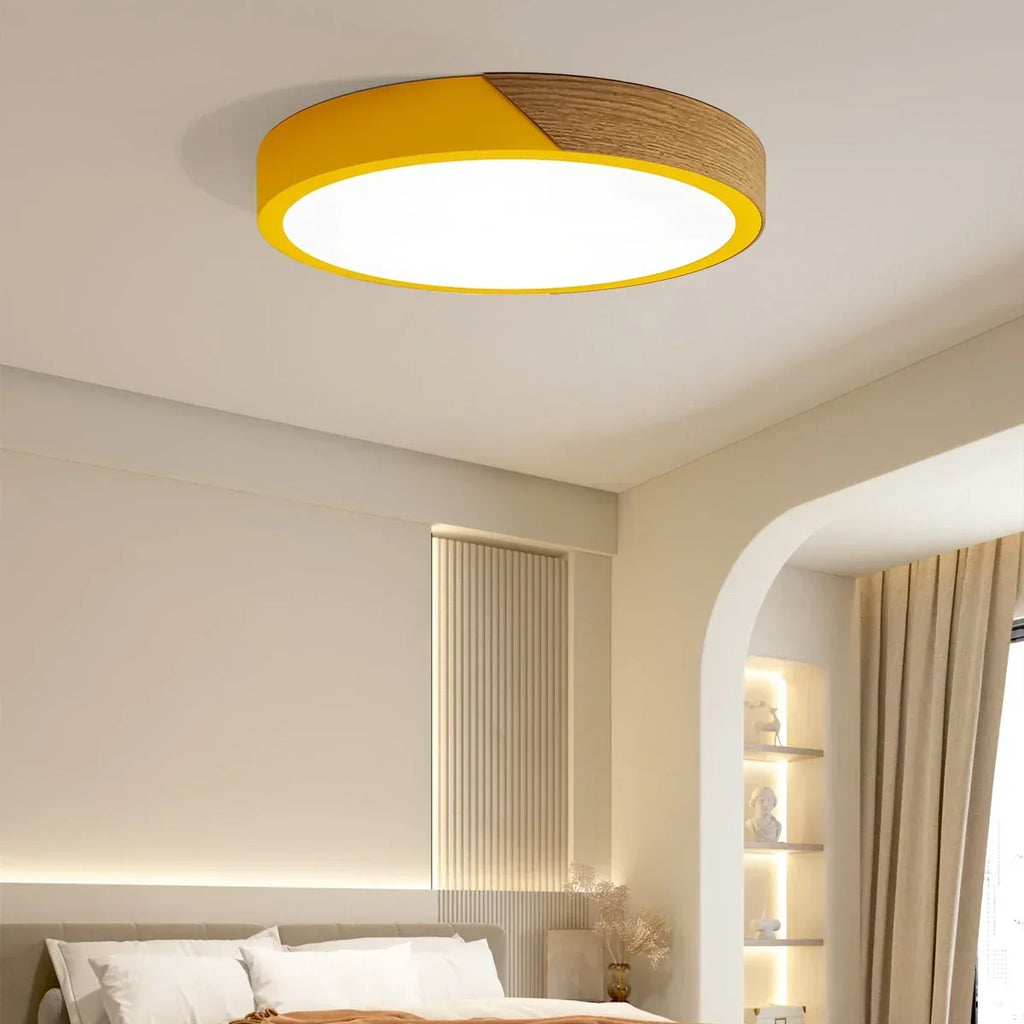Minimalist Wood Ceiling Light for Bedroom | Desfino