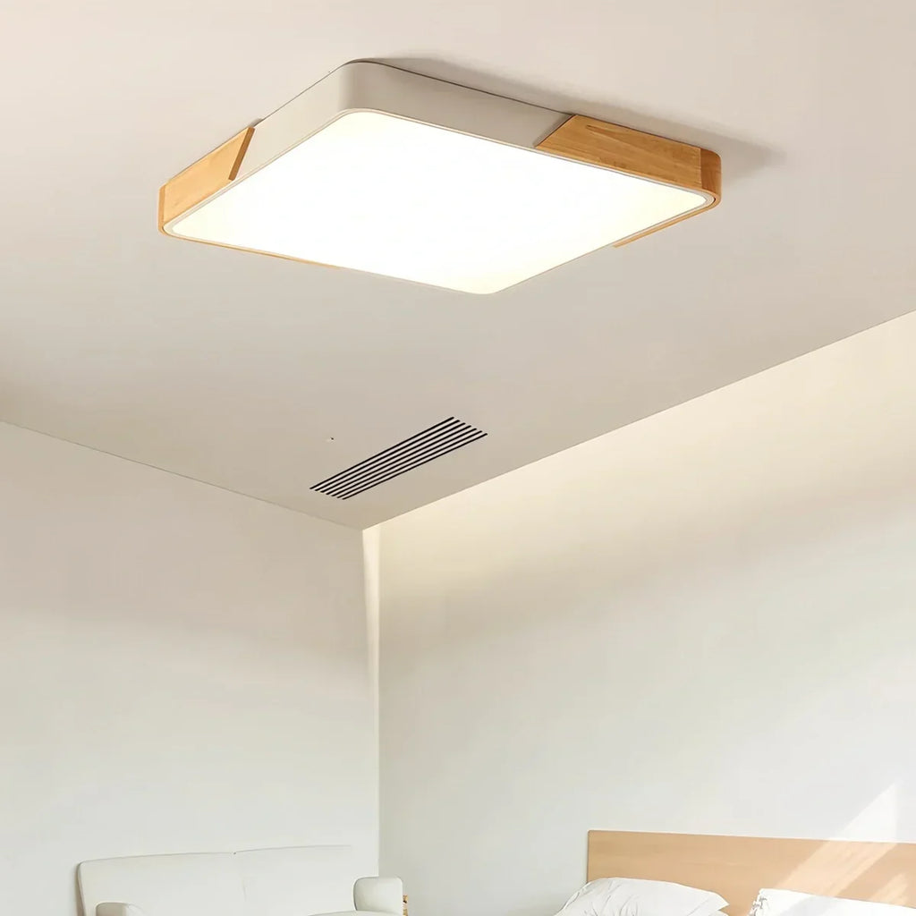 Minimalist Wood Ceiling Light for Bedroom | Desfino