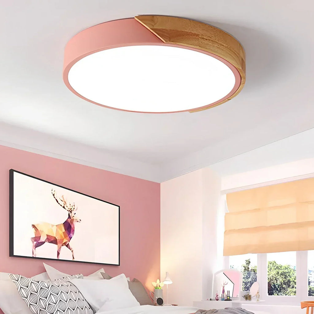 Minimalist Wood Ceiling Light for Bedroom | Desfino
