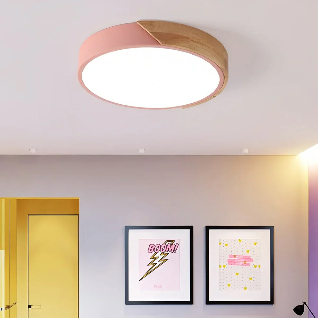 Minimalist Wood Ceiling Light for Bedroom | Desfino