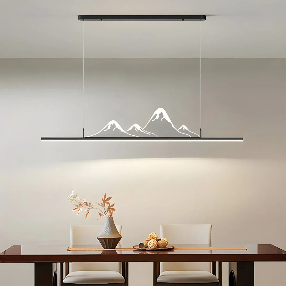 Designer-LED-Pendelleuchte in Bergform | Desfino