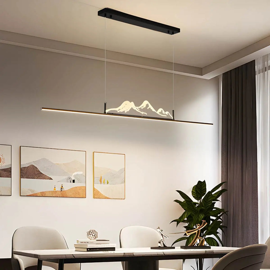 Designer-LED-Pendelleuchte in Bergform | Desfino