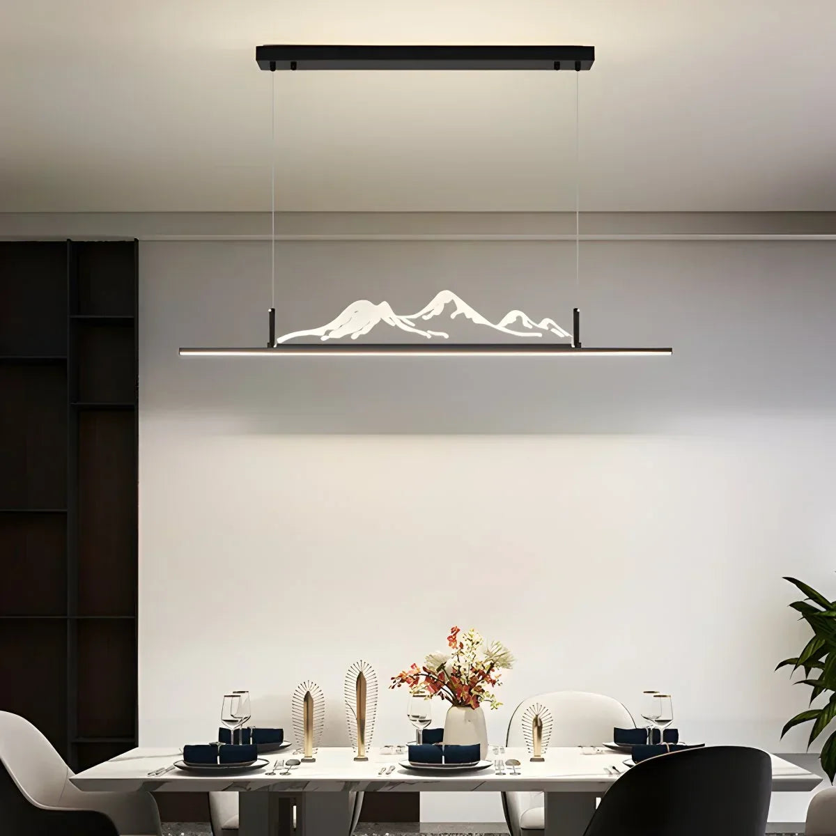 Designer-LED-Pendelleuchte in Bergform | Desfino