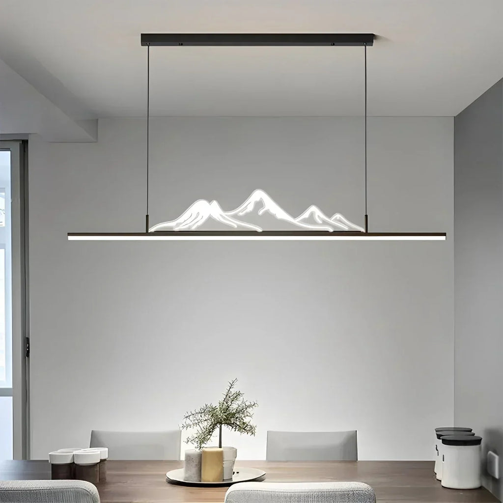 Designer-LED-Pendelleuchte in Bergform | Desfino