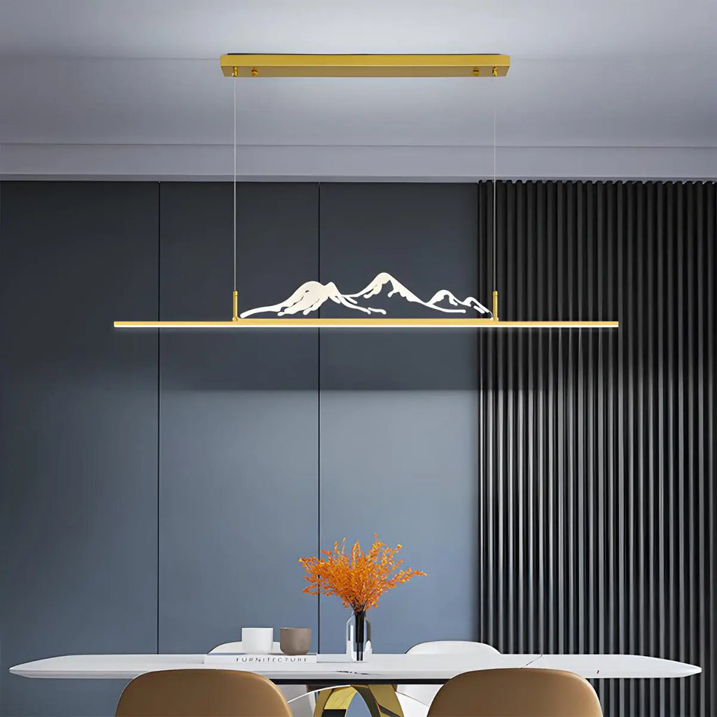 Designer-LED-Pendelleuchte in Bergform | Desfino