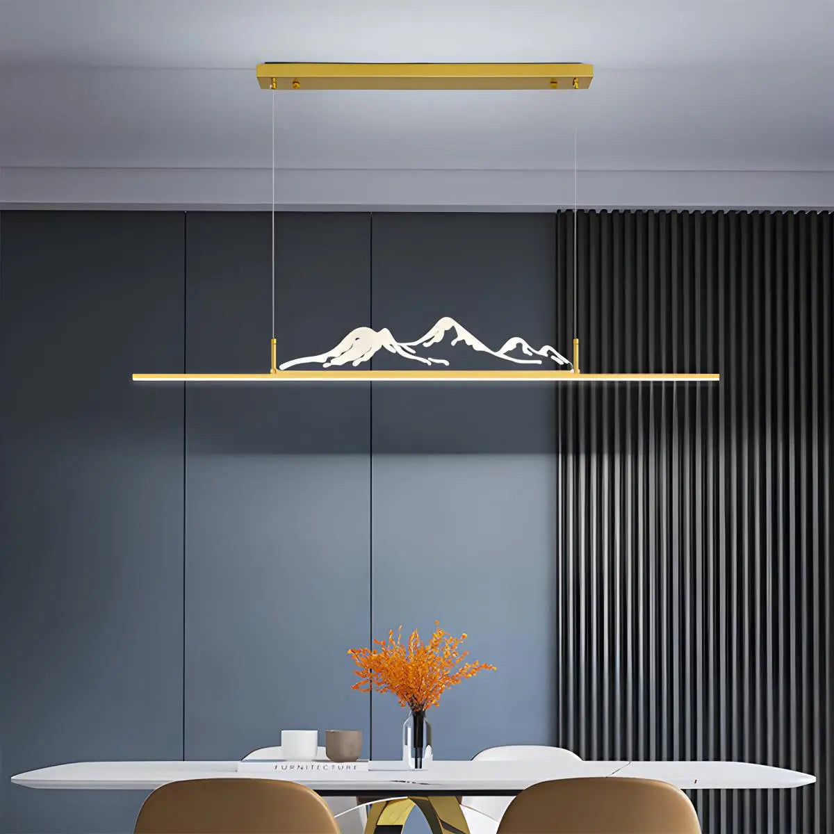 Designer-LED-Pendelleuchte in Bergform | Desfino