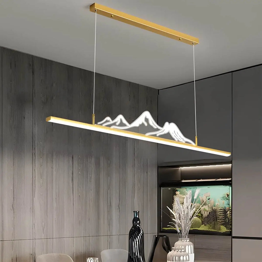 Designer-LED-Pendelleuchte in Bergform | Desfino