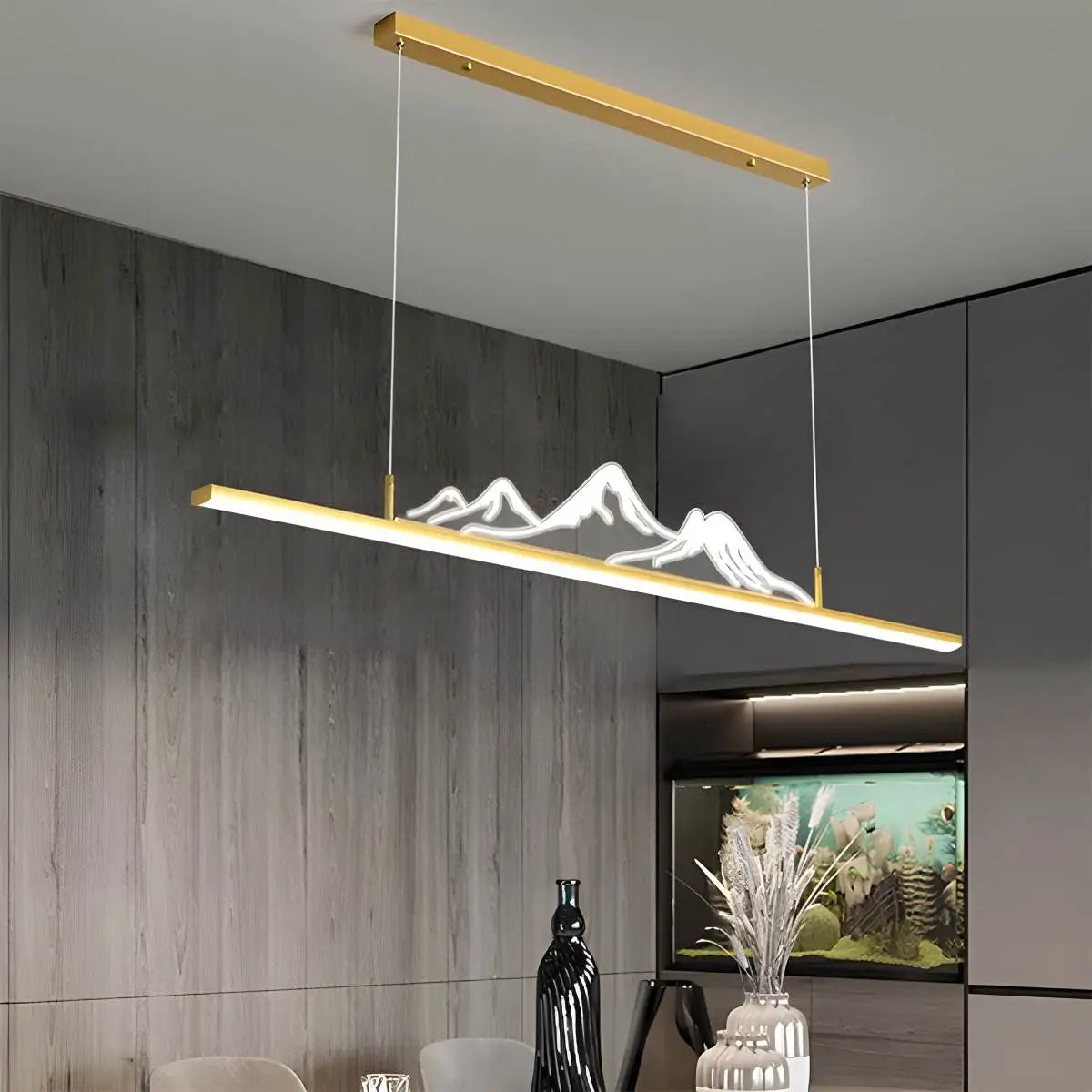 Designer-LED-Pendelleuchte in Bergform | Desfino