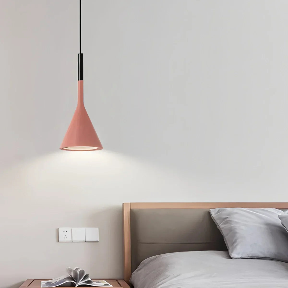 Divino-Kegel-Pendelleuchte für das Schlafzimmer | Desfino