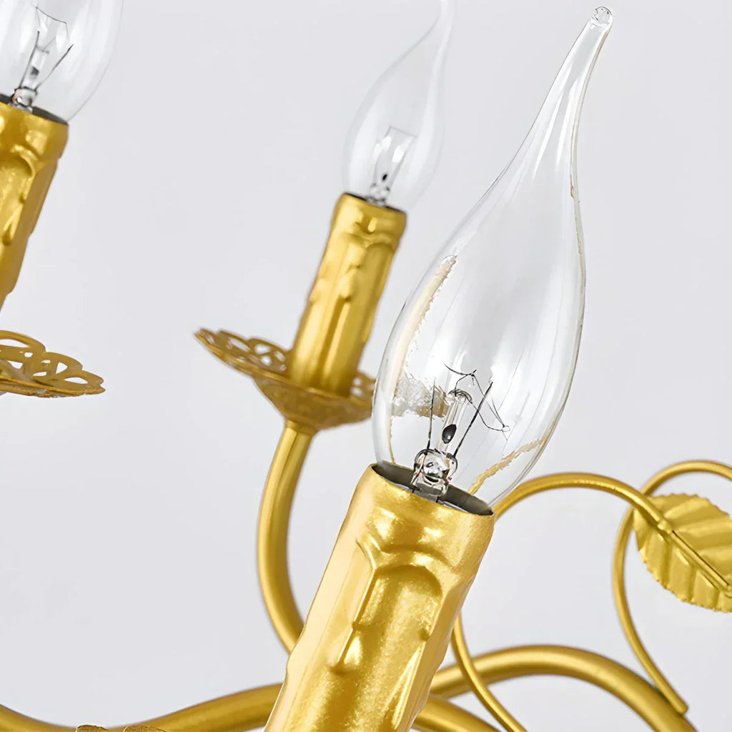 Double Layered Candle Chandelier for Dining Room | Desfino