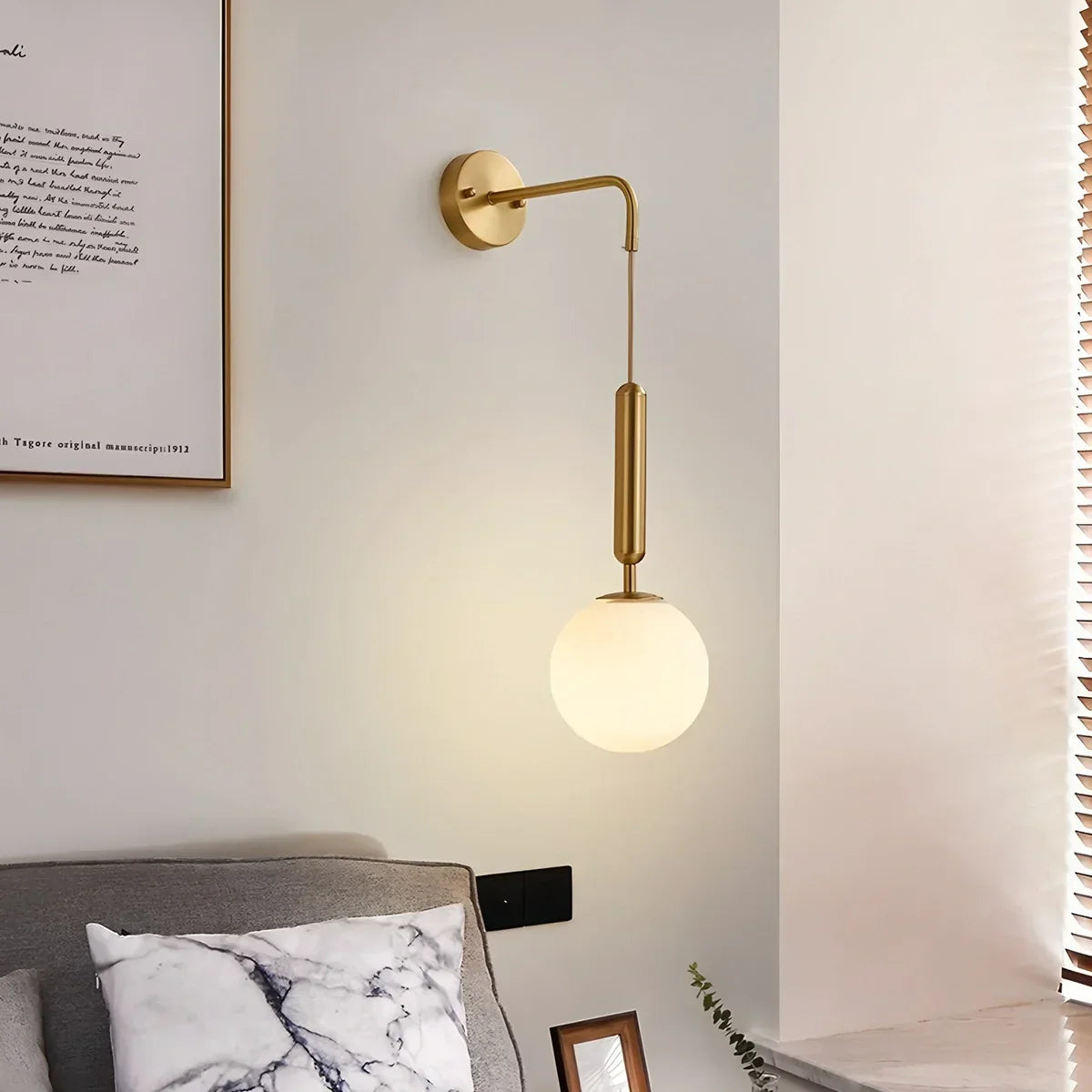 Entice Hanging Wall Lamp Bedside Lamp | Desfino