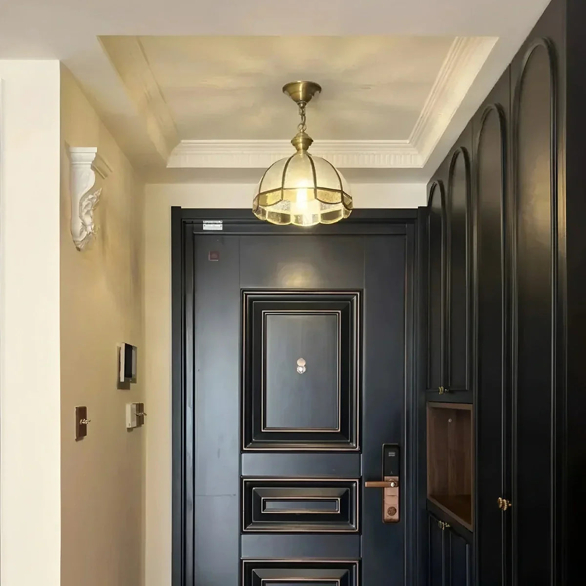 European Style Copper Pendant Light for Living Room | Desfino