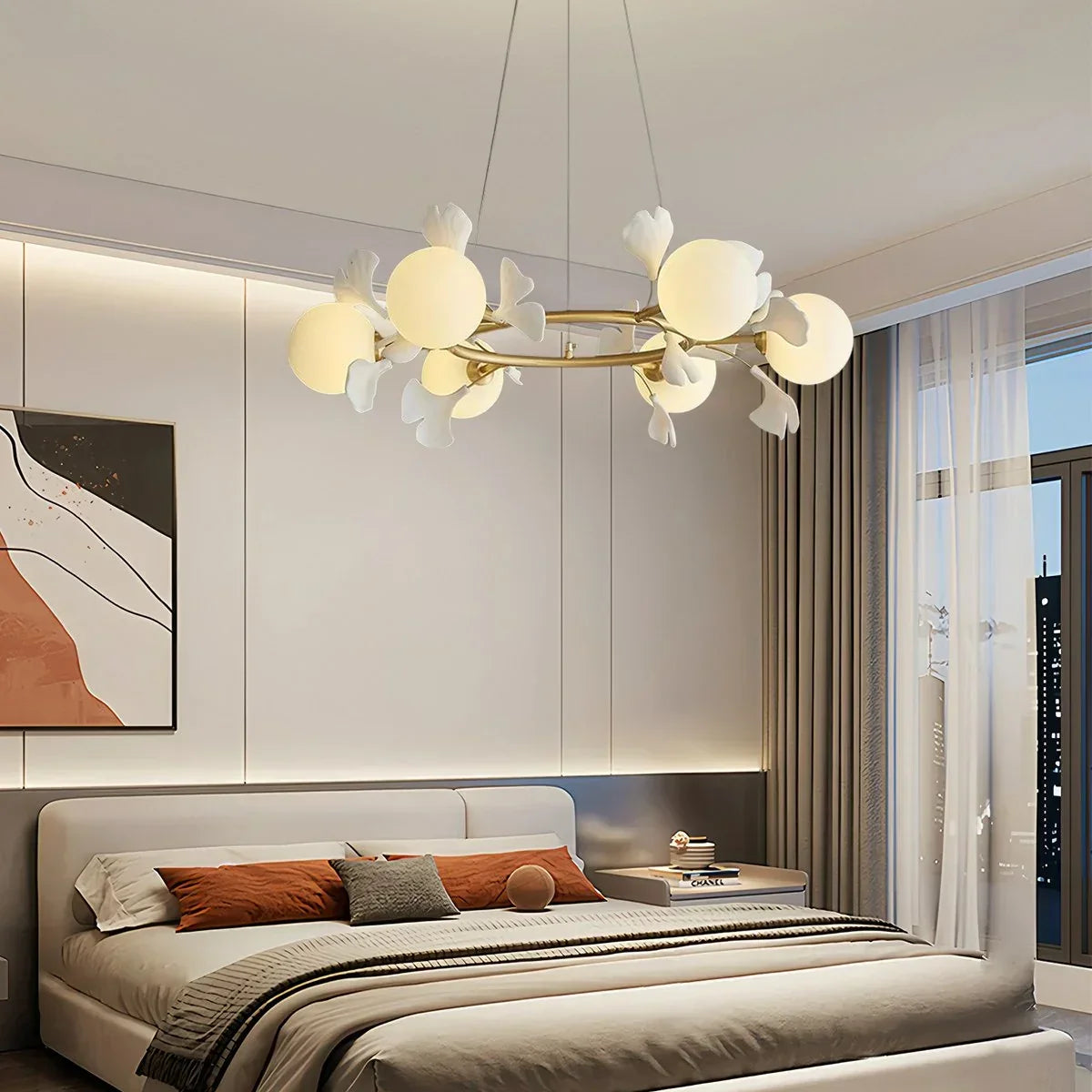 Evander Ginkgo Chandelier for Dining Area | Desfino