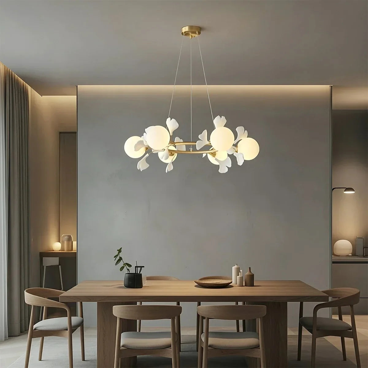 Evander Ginkgo Chandelier for Dining Area | Desfino