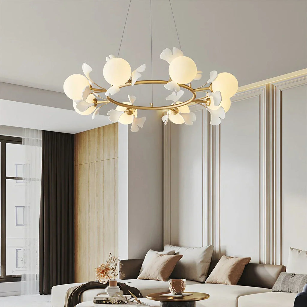 Evander Ginkgo Chandelier for Dining Area | Desfino
