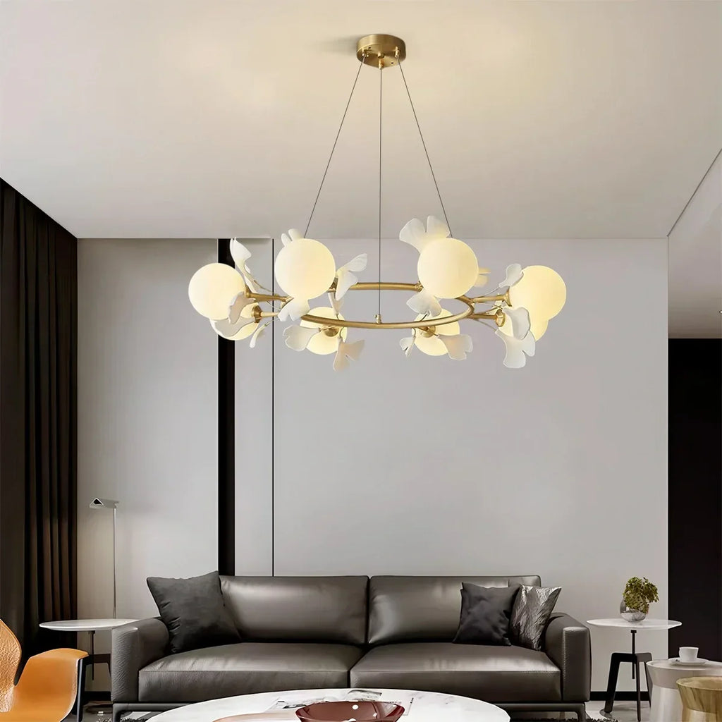 Evander Ginkgo Chandelier for Dining Area | Desfino