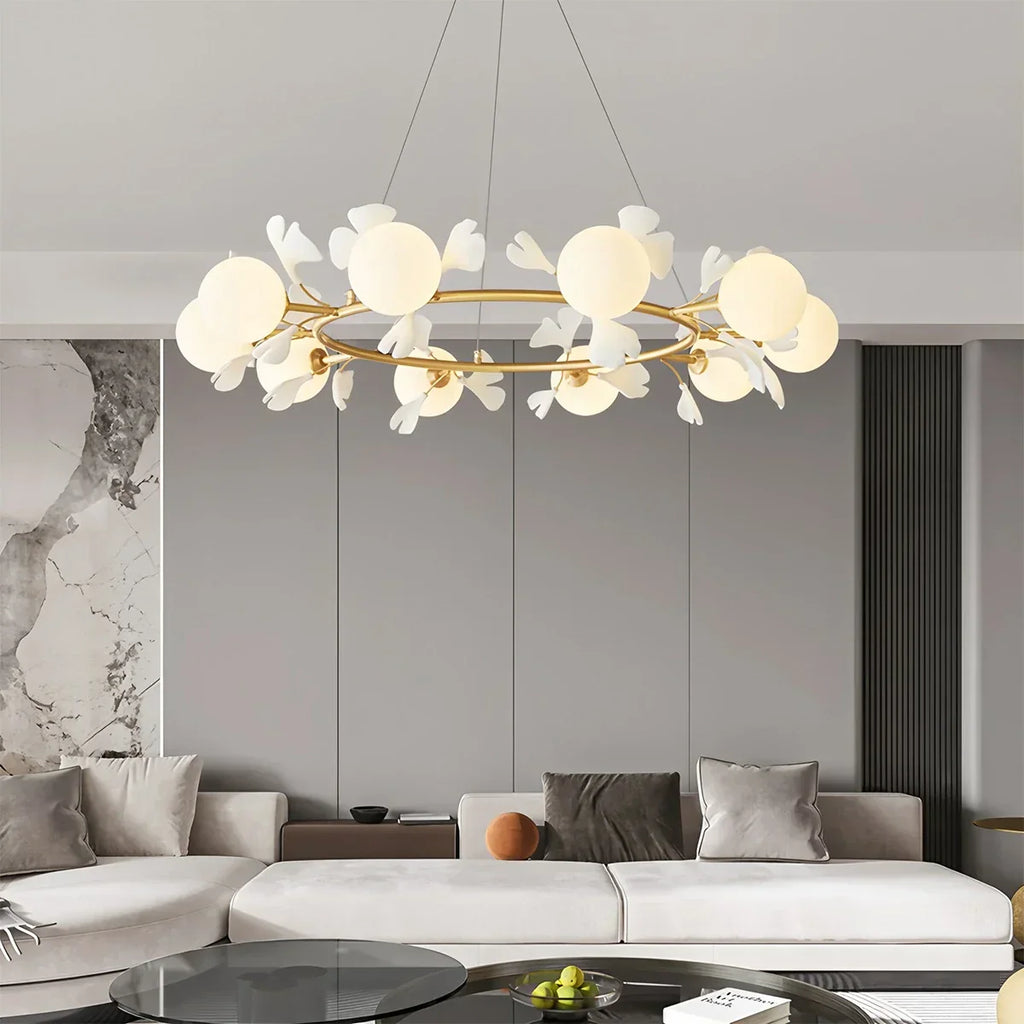 Evander Ginkgo Chandelier for Dining Area | Desfino