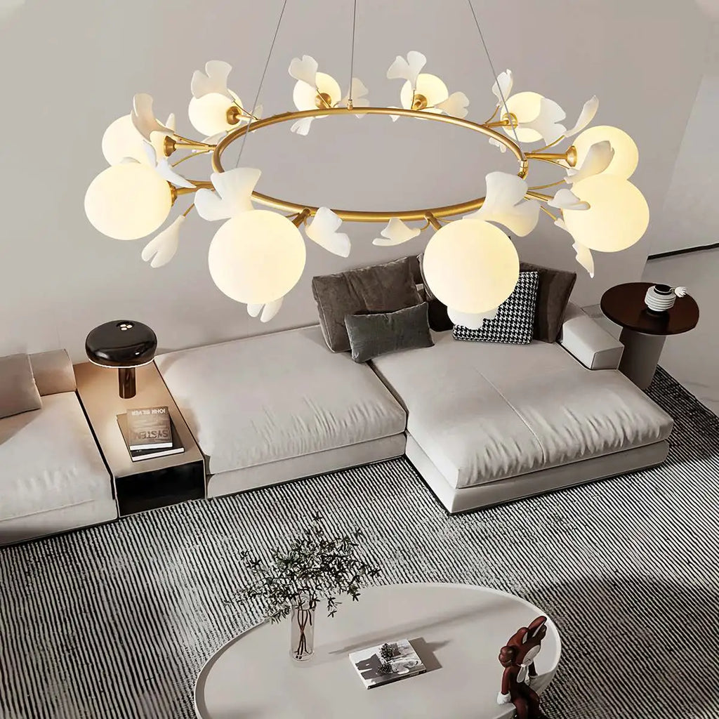 Evander Ginkgo Chandelier for Dining Area | Desfino