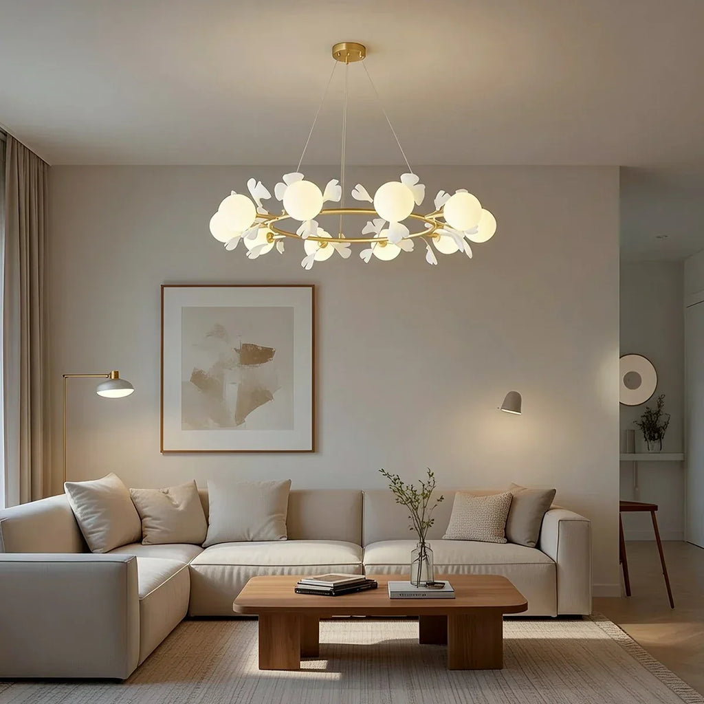 Evander Ginkgo Chandelier for Dining Area | Desfino