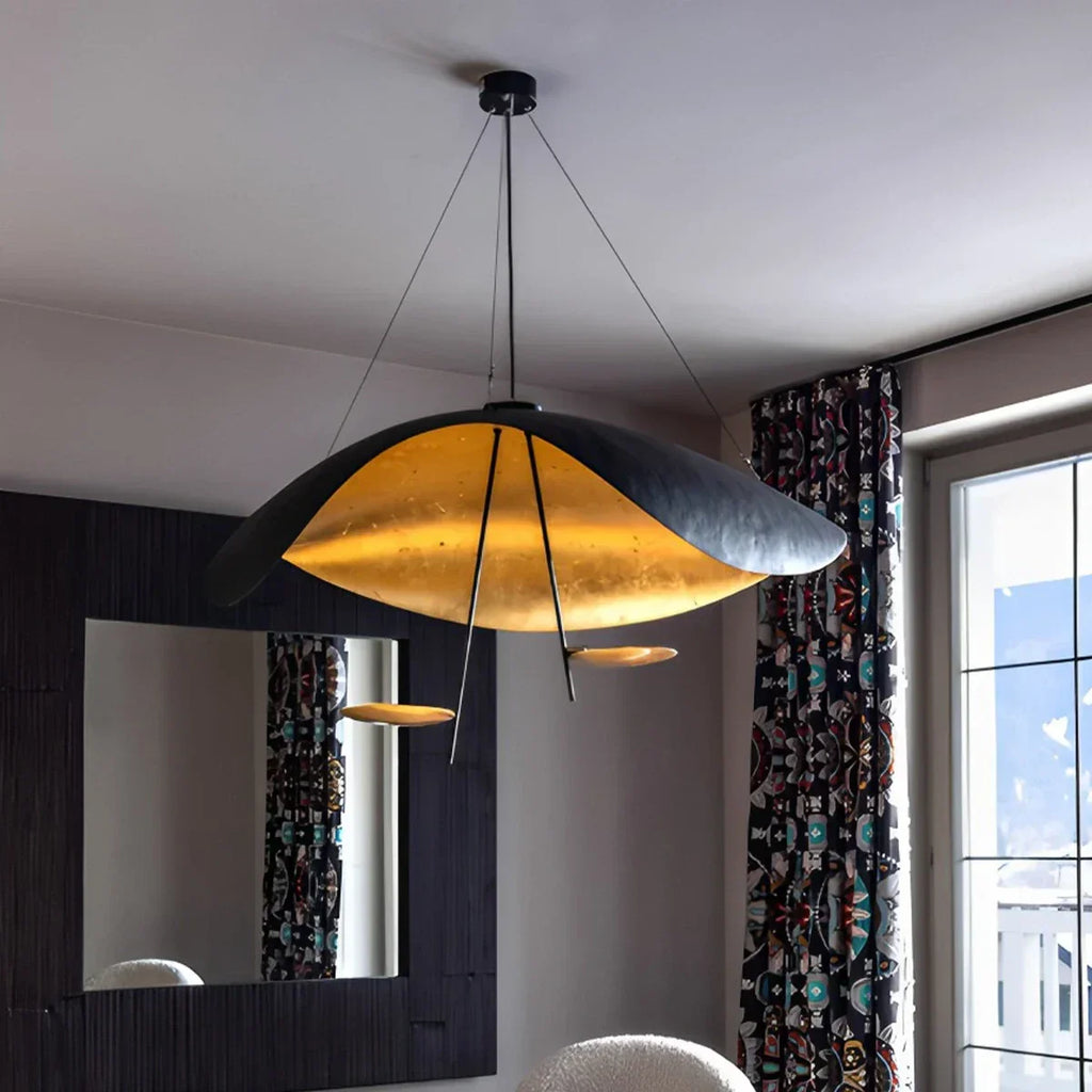Modern Sculptural Leaf Pendant Light | Desfino