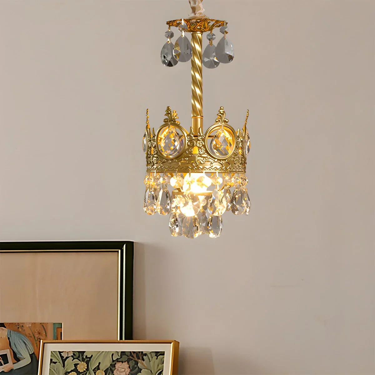 Französischer Retro-Kristallkronleuchter für das Esszimmer | Desfino