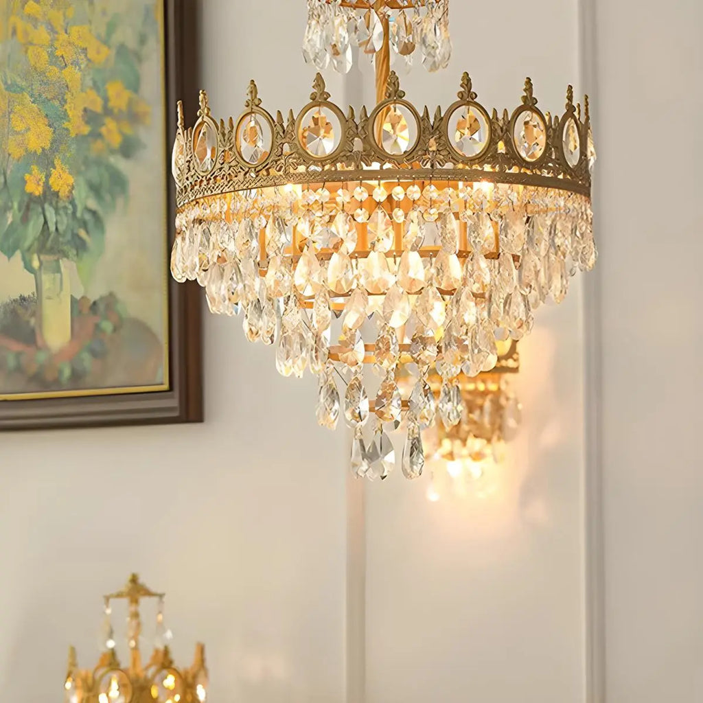 Französischer Retro-Kristallkronleuchter für das Esszimmer | Desfino