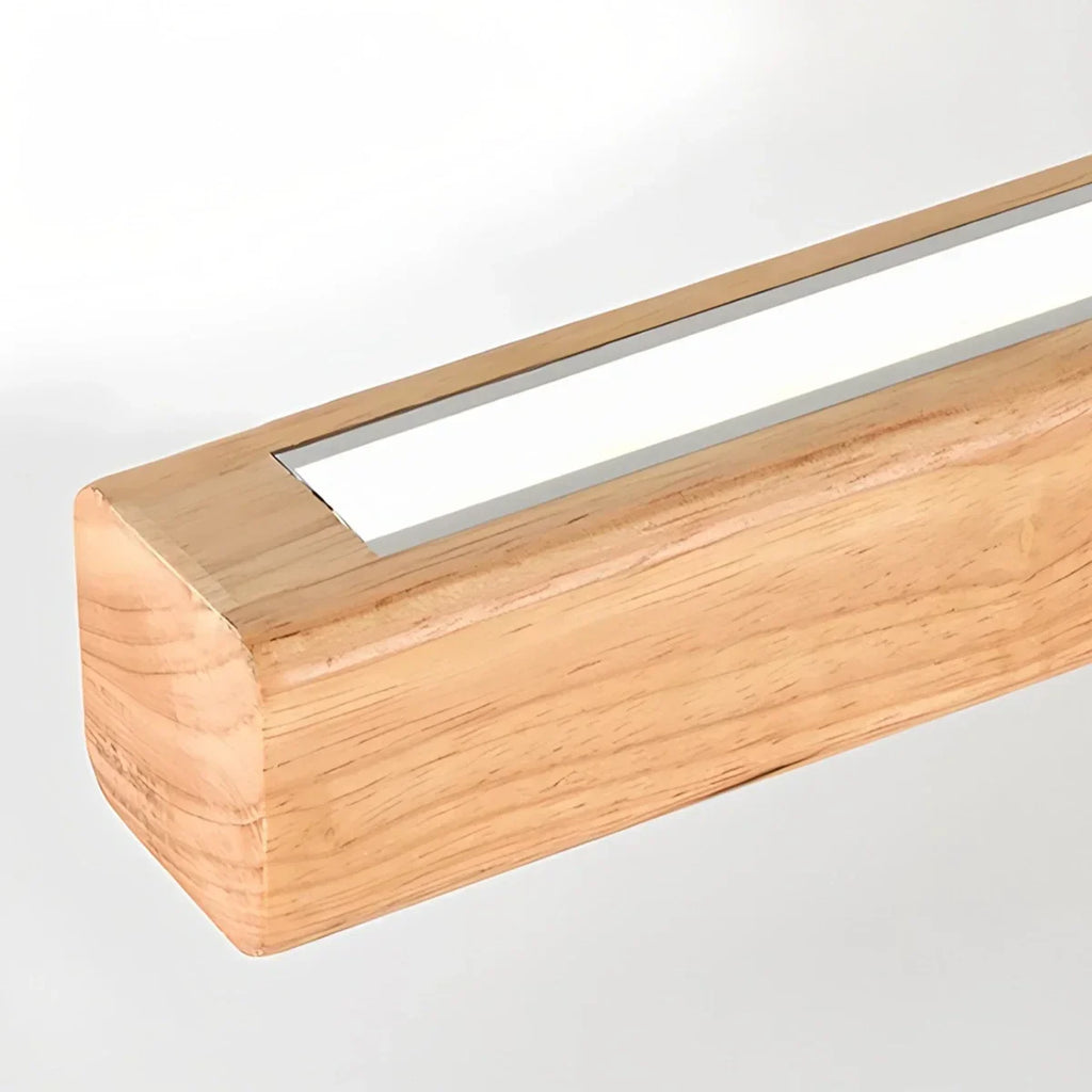 Lineare Holz-Pendelleuchte für die Küche von Fulbert | Desfino