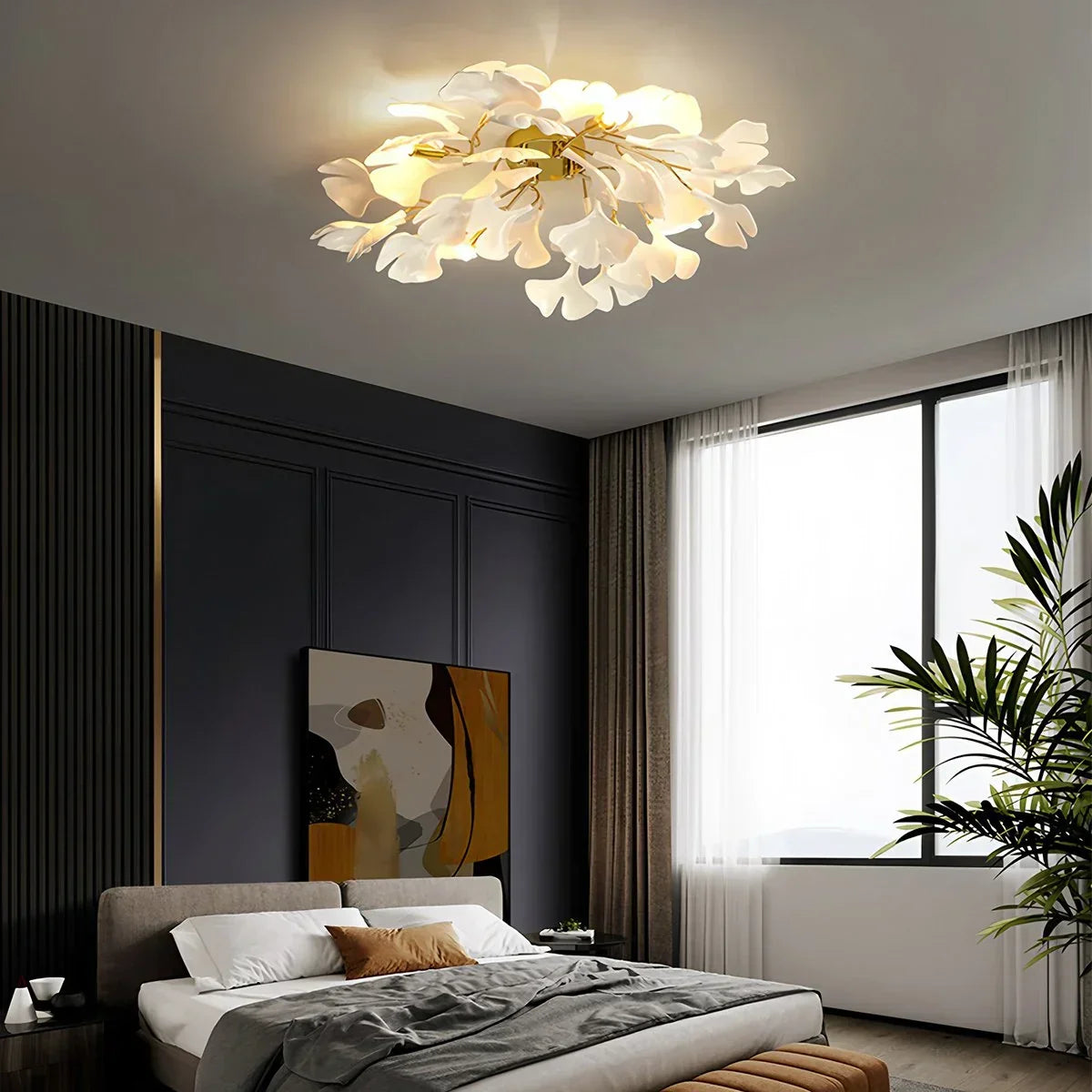 Ginkgo Ceiling Lamp for Bedroom | Desfino