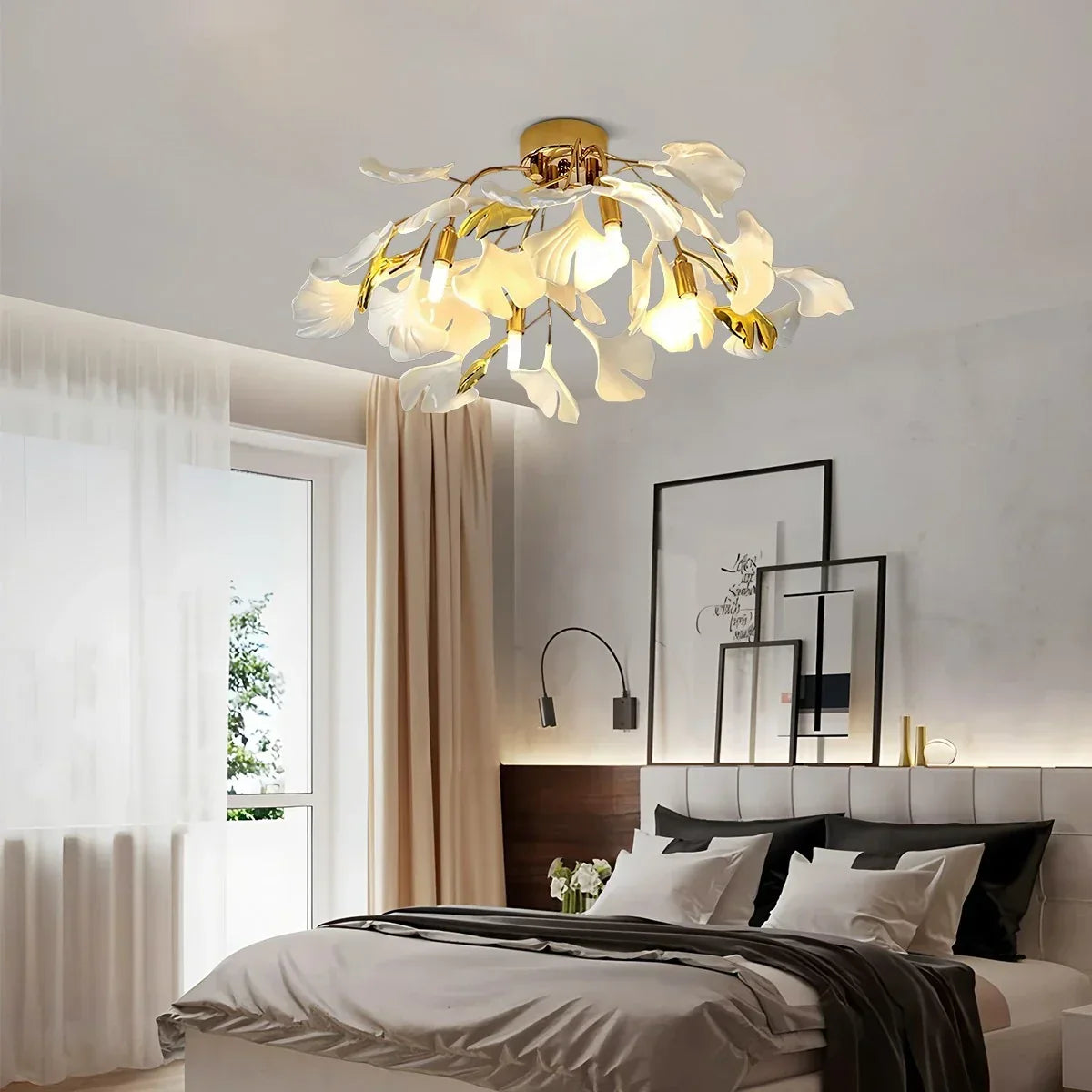 Ginkgo Ceiling Lamp for Bedroom | Desfino